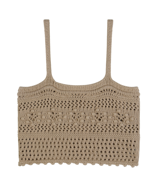 VLETI（ブレッティ）の「Bustier Knit (Beige)（その他トップス・レディース・ベージュ・FREE）」の2枚目の写真