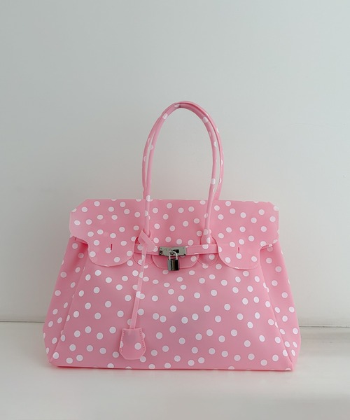 frunco(フランコ)の「【ZOZOTOWN限定】ドット柄ジェリーバッグ(ボストンバッグ・レディース・ホワイト/ピンク/イエロー/グリーン/ミント/ブルー/パープル・FREE)」の7枚目の写真