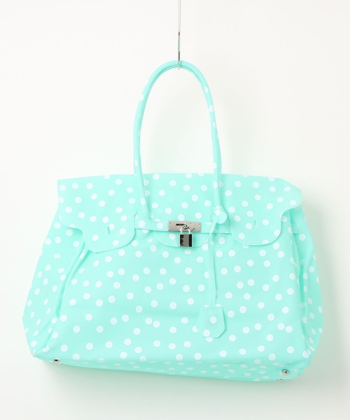 frunco(フランコ)の「【ZOZOTOWN限定】ドット柄ジェリーバッグ(ボストンバッグ・レディース・ホワイト/ピンク/イエロー/グリーン/ミント/ブルー/パープル・FREE)」の17枚目の写真