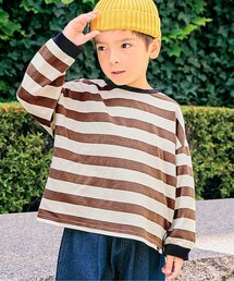 F.O.KIDS | いろとりどりのボーダー長袖Tシャツ(Tシャツ/カットソー)