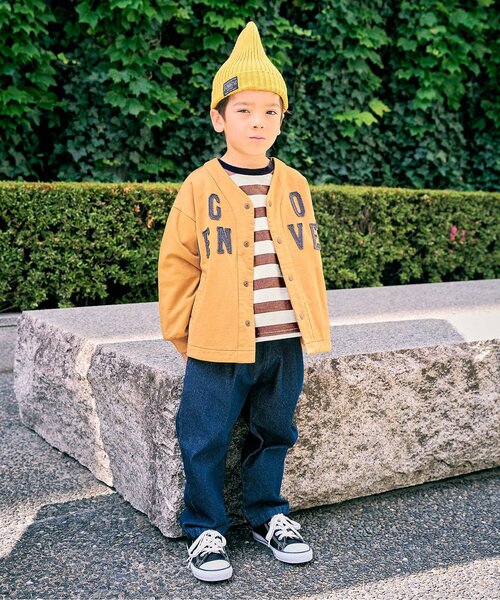 F.O.KIDS(エフオーキッズ)の「いろとりどりのボーダー長袖Tシャツ(Tシャツ/カットソー・キッズ・ブラウン/ブルー/グリーン・130/120/100/110/140/150/80/90)」の7枚目の写真