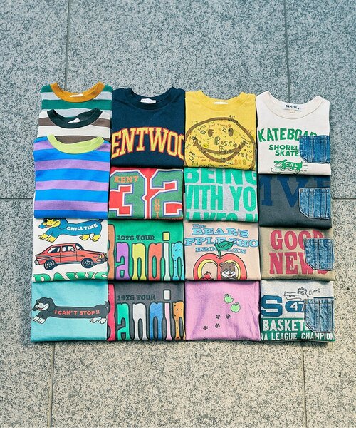 F.O.KIDS(エフオーキッズ)の「いろとりどりのボーダー長袖Tシャツ(Tシャツ/カットソー・キッズ・ブラウン/ブルー/グリーン・130/120/100/110/140/150/80/90)」の12枚目の写真