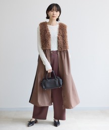 26年新作♡ボンデッドジャンパースカート BONDED JUMPER SKIRT CLANE/クラネ】BONDED JUMPER SKIRT/ボンデッドジャンパースカート