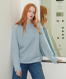 Boat Neck Basic Knit (Sora)