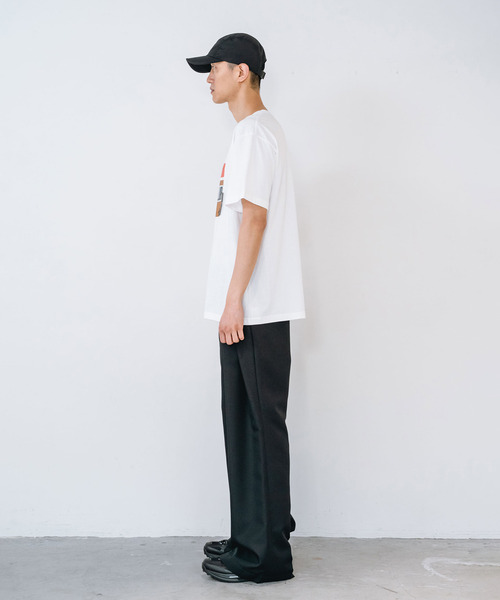 yoshiokubo（ヨシオクボ）の「yoshiokubo ヨシオクボ / ZEKKEN FILM S/S T ゼッケンフィルムTシャツ / YKF26103（Tシャツ/カットソー・メンズ・ホワイト/ブラック・3/2）」の4枚目の写真