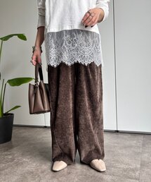 ベロアイージーパンツ 秋服