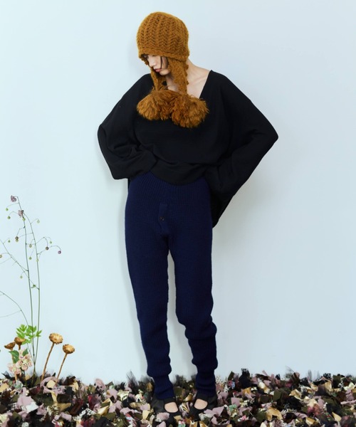 flaeu(フラユ)の「Back Open Gauze Pullover(シャツ/ブラウス・レディース・アイボリー/ブラック・FREE)」の12枚目の写真