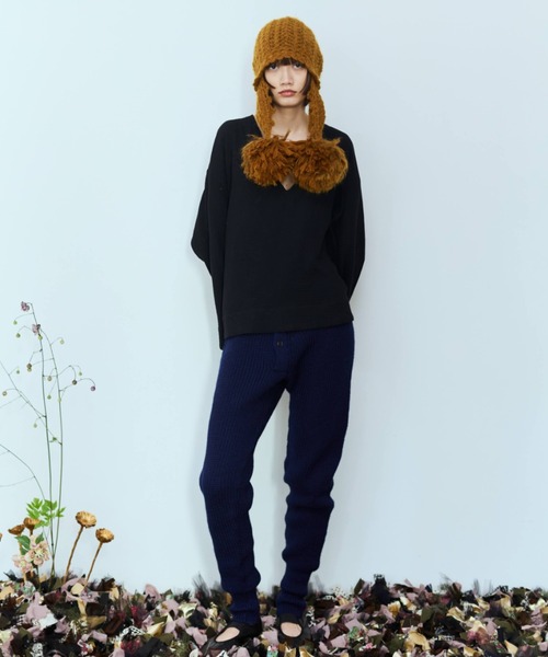 flaeu(フラユ)の「Back Open Gauze Pullover(シャツ/ブラウス・レディース・アイボリー/ブラック・FREE)」の13枚目の写真