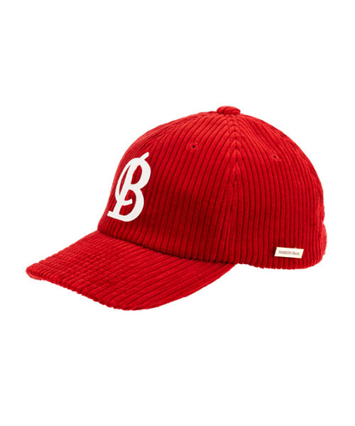 MAISON Birth(メゾンバース)の「MAISON Birth メゾンバース / 5W CORDUROY B-CAP コーデュロイキャップ / MB-26301(キャップ・レディース・グリーン/レッド/ネイビー/キャメル・FREE)」の4枚目の写真