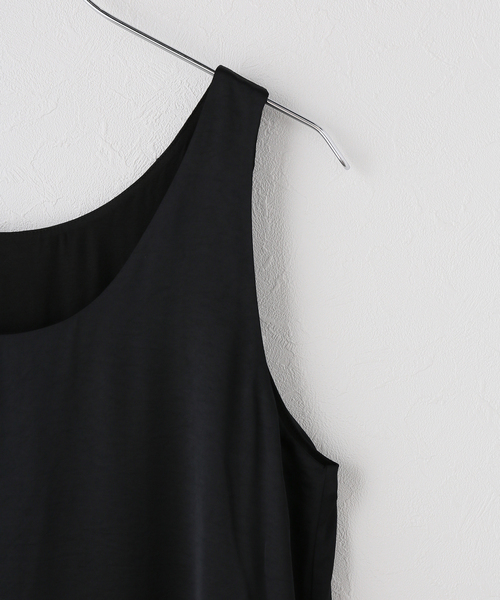 plage(プラージュ)の「《新宿店・WEB限定》Eclat satin ワンピース(ワンピース・レディース・ブラック/アイボリー・34/38/36)」の14枚目の写真