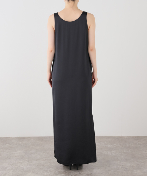 plage(プラージュ)の「《新宿店・WEB限定》Eclat satin ワンピース(ワンピース・レディース・ブラック/アイボリー・34/38/36)」の11枚目の写真