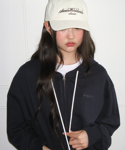 AMESWORLDWIDE（アメスワールドワイド）の「CLASSIC EASY HOODIE ZIP-UP NAVY（パーカー・メンズ・その他・FREE/SMALL）」の2枚目の写真