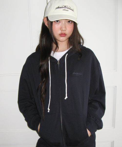 AMESWORLDWIDE（アメスワールドワイド）の「CLASSIC EASY HOODIE ZIP-UP NAVY（パーカー・メンズ・その他・FREE/SMALL）」の4枚目の写真