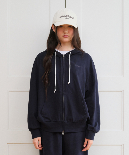 AMESWORLDWIDE（アメスワールドワイド）の「CLASSIC EASY HOODIE ZIP-UP NAVY（パーカー・メンズ・その他・FREE/SMALL）」の6枚目の写真