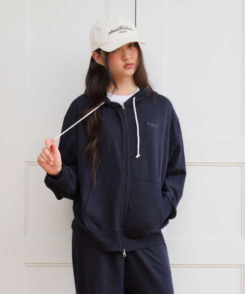 AMESWORLDWIDE（アメスワールドワイド）の「CLASSIC EASY HOODIE ZIP-UP NAVY（パーカー・メンズ・その他・FREE/SMALL）」の10枚目の写真