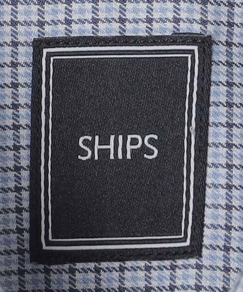SHIPS(シップス)の「MADE IN JAPAN ガンクラブ チェック ワイドカラー シャツ(シャツ/ブラウス・メンズ・ブルー系その他・39/41/42/40)」の6枚目の写真