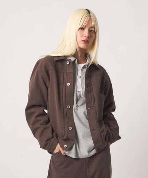 BEAUTY&YOUTH UNITED ARROWS(ビューティーアンドユースユナイテッドアローズ)の「コットン ツイル ジャケット ウォッシャブル(その他アウター・レディース・ナチュラル/ブラウン系・M/S)」の1枚目の写真