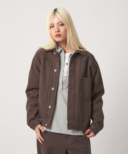 BEAUTY&YOUTH UNITED ARROWS(ビューティーアンドユースユナイテッドアローズ)の「コットン ツイル ジャケット ウォッシャブル(その他アウター・レディース・ナチュラル/ブラウン系・M/S)」の3枚目の写真