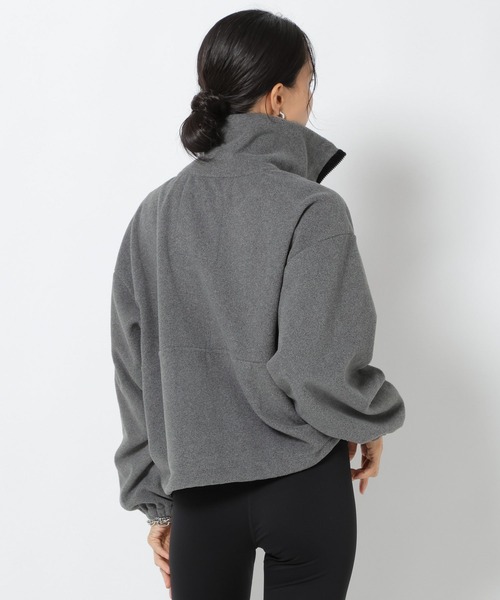 HEREIAM(ヘレイアム)の「【HEREIAM】フリースZIP UP(ブルゾン・レディース・ブラック/グレー・FREE)」の8枚目の写真