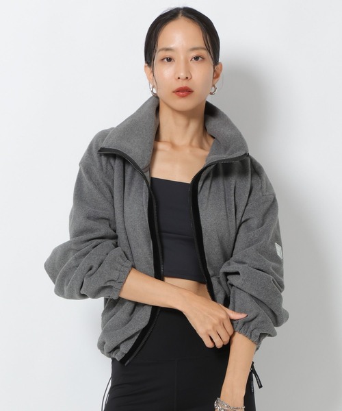 HEREIAM(ヘレイアム)の「【HEREIAM】フリースZIP UP(ブルゾン・レディース・ブラック/グレー・FREE)」の11枚目の写真