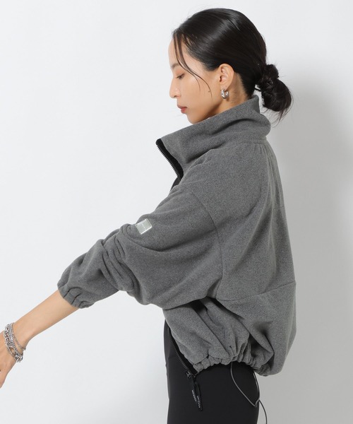 HEREIAM(ヘレイアム)の「【HEREIAM】フリースZIP UP(ブルゾン・レディース・ブラック/グレー・FREE)」の12枚目の写真