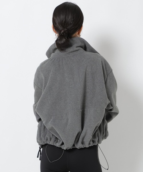 HEREIAM(ヘレイアム)の「【HEREIAM】フリースZIP UP(ブルゾン・レディース・ブラック/グレー・FREE)」の13枚目の写真
