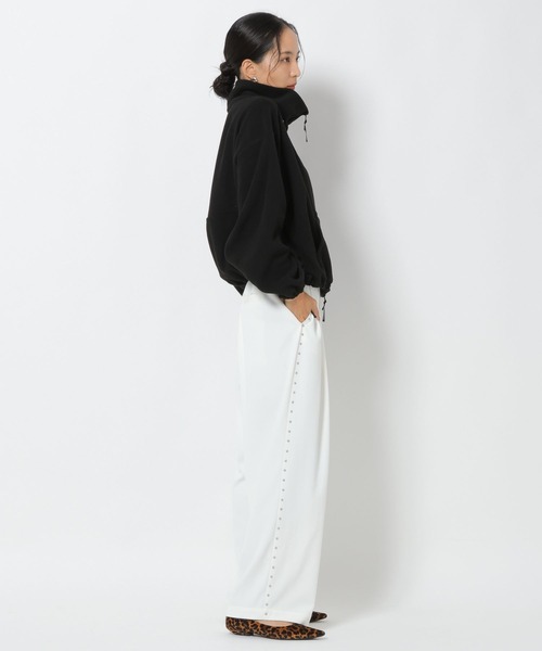 HEREIAM(ヘレイアム)の「【HEREIAM】フリースZIP UP(ブルゾン・レディース・ブラック/グレー・FREE)」の18枚目の写真