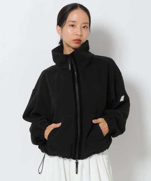 HEREIAM(ヘレイアム)の「【HEREIAM】フリースZIP UP(ブルゾン・レディース・ブラック/グレー・FREE)」の21枚目の写真