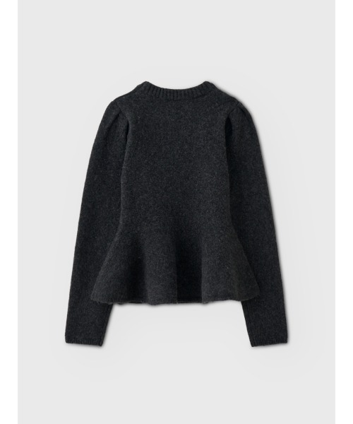 EIMY ISTOIRE(エイミーイストワール)の「BIJOU KNIT TOPS(ニット/セーター・レディース・オフホワイト/チャコールグレー・FREE)」の8枚目の写真