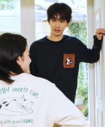 CHUMS（チャムス）の「CHUMS/チャムス 別注 ニットポケット ロングスリーブ クルーネック Tシャツ（Tシャツ/カットソー）」