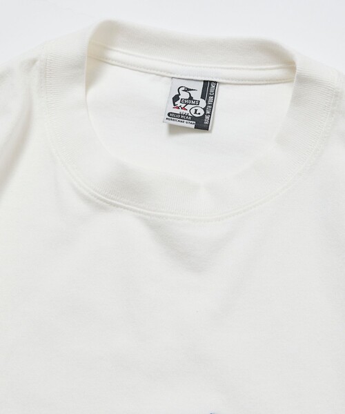 CHUMS(チャムス)の「CHUMS/チャムス 別注 ニットポケット ロングスリーブ クルーネック Tシャツ(Tシャツ/カットソー・メンズ・ネイビー/ホワイト/ベージュ/ブラック・LARGE/MEDIUM/SMALL/X-LARGE)」の7枚目の写真