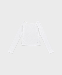 オフラグランTシャツ - アイボリー、ピンク