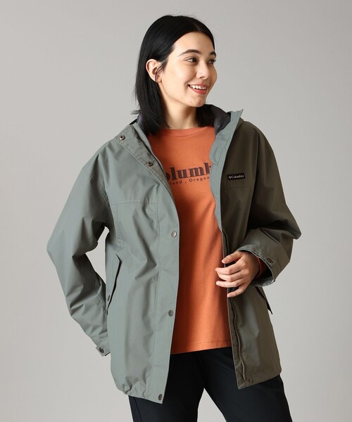 Columbia(コロンビア)の「Columbia/ ウィメンズバーティカルグライドII フーデッドジャケット /コロンビア(ブルゾン・レディース・ブラック/グリーン/ベージュ・S/M/L/XL)」の3枚目の写真