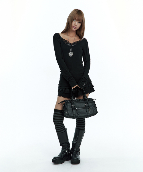 ROUGHNECK(ラフネック)の「Dumpling Tote Bag Black(トートバッグ・レディース・その他・FREE)」の9枚目の写真