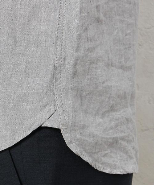 green label relaxing（グリーンレーベルリラクシング）の「BC LI/R DELAVE ワークシャツ REG◆（シャツ/ブラウス・メンズ・グレー/オリーブ/ネイビー・X-LARGE/LARGE/MEDIUM/SMALL）」の18枚目の写真