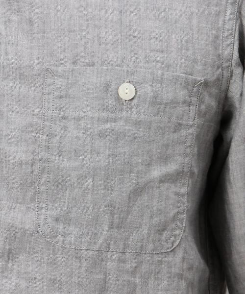 green label relaxing（グリーンレーベルリラクシング）の「BC LI/R DELAVE ワークシャツ REG◆（シャツ/ブラウス・メンズ・グレー/オリーブ/ネイビー・X-LARGE/LARGE/MEDIUM/SMALL）」の19枚目の写真