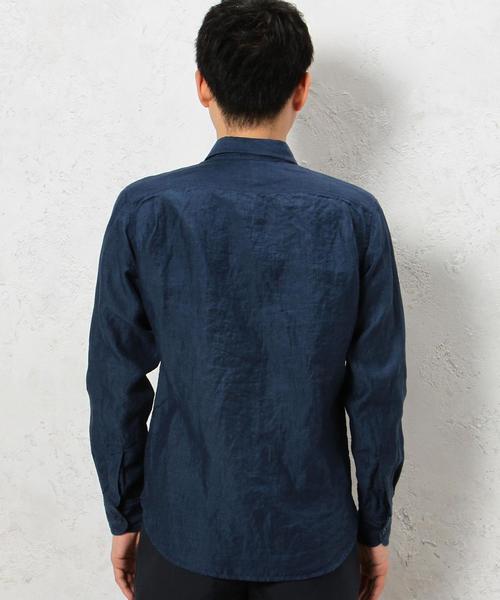 green label relaxing（グリーンレーベルリラクシング）の「BC LI/R DELAVE ワークシャツ REG◆（シャツ/ブラウス・メンズ・グレー/オリーブ/ネイビー・X-LARGE/LARGE/MEDIUM/SMALL）」の11枚目の写真