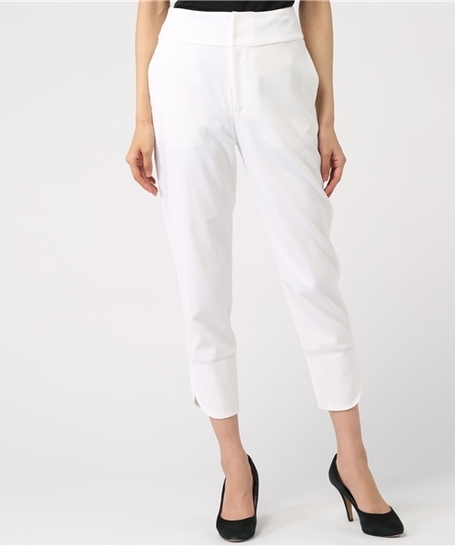 FRAMeWORK(フレームワーク)の「サイドスカラップパンツ◆(その他パンツ・レディース・ブラック/ホワイト/レンガ・34/36/38/40)」の1枚目の写真