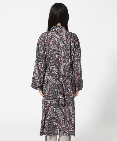 HARE（ハレ）の「ロングガウン(HARE)（トレンチコート・レディース・ブラック/ボルドー・FREE）」の11枚目の写真