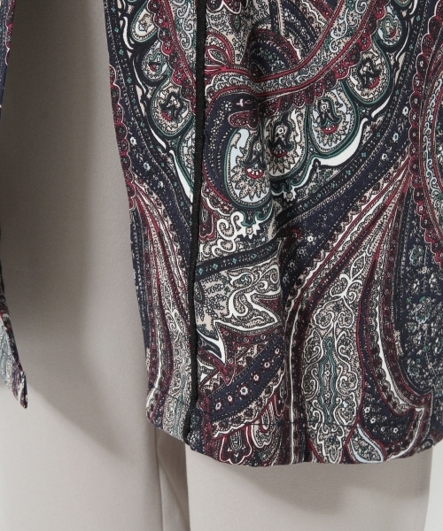 HARE（ハレ）の「ロングガウン(HARE)（トレンチコート・レディース・ブラック/ボルドー・FREE）」の7枚目の写真