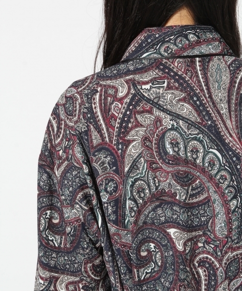 HARE（ハレ）の「ロングガウン(HARE)（トレンチコート・レディース・ブラック/ボルドー・FREE）」の8枚目の写真