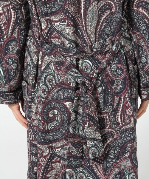 HARE（ハレ）の「ロングガウン(HARE)（トレンチコート・レディース・ブラック/ボルドー・FREE）」の9枚目の写真