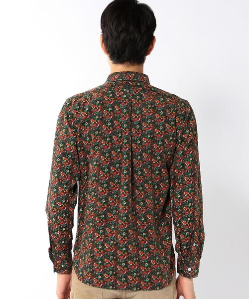 coen(コーエン)の「【NOMA textile designコラボ】コーデュロイフラワープリントシャツ(シャツ/ブラウス・メンズ・ブラック/ブラウン・MEDIUM/SMALL/X-LARGE/LARGE)」の11枚目の写真