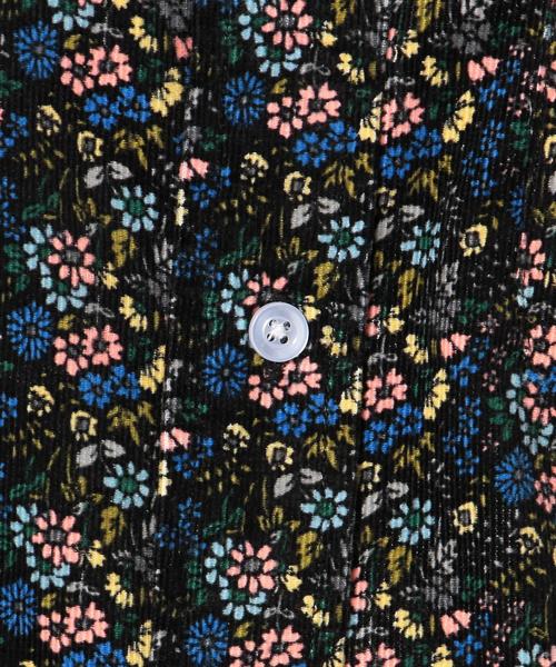 coen(コーエン)の「【NOMA textile designコラボ】コーデュロイフラワープリントシャツ(シャツ/ブラウス・メンズ・ブラック/ブラウン・MEDIUM/SMALL/X-LARGE/LARGE)」の9枚目の写真
