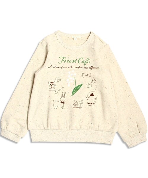 Seraph（セラフ）の「6色3柄トレーナー（スウェット・キッズ・グレー/サーモンピンク/アイボリー/チャコール/ラベンダー/ネイビー・100/120/80/90/95/110/130/140）」の11枚目の写真