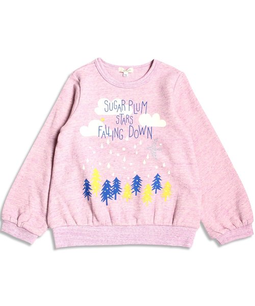 Seraph（セラフ）の「6色3柄トレーナー（スウェット・キッズ・グレー/サーモンピンク/アイボリー/チャコール/ラベンダー/ネイビー・100/120/80/90/95/110/130/140）」の12枚目の写真