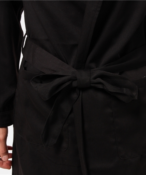 MANGROVE（マングローブ）の「【MANGROVE】TRショールカラーロングガウン（チェスターコート・メンズ・ブラック/ネイビー・LARGE/SMALL/MEDIUM）」の6枚目の写真