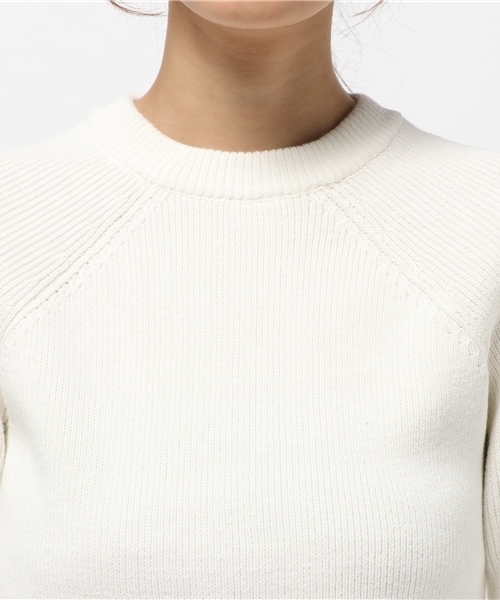 SLY（スライ）の「RIB FLARE SLEEVE MG TOPS（ニット/セーター・レディース・ブラック/ダークグリーン/オフホワイト・1/2）」の7枚目の写真