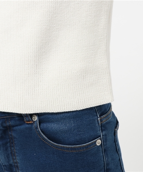 SLY（スライ）の「RIB FLARE SLEEVE MG TOPS（ニット/セーター・レディース・ブラック/ダークグリーン/オフホワイト・1/2）」の9枚目の写真