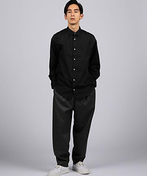 EN ROUTE（アンルート）の「ENR ウールサージ3プリーツパンツ②（その他パンツ・メンズ・ブラック/グレー・1/2/3）」の11枚目の写真